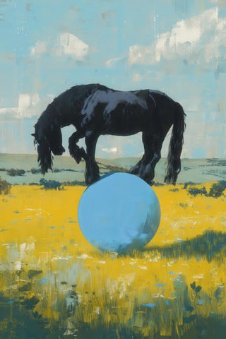 Friesian Horse Wall Art — wall art collection