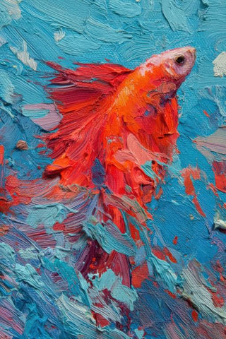 Fighting Fish Wall Art — wall art collection