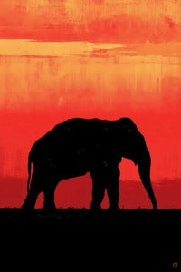 Asian Elephant Wall Art