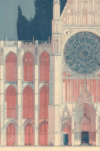 Amiens Cathedral Wall Art — wall art collection