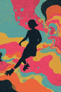 Roller Skating Wall Art