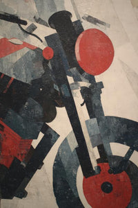 Vintage Motorcycle Wall Art