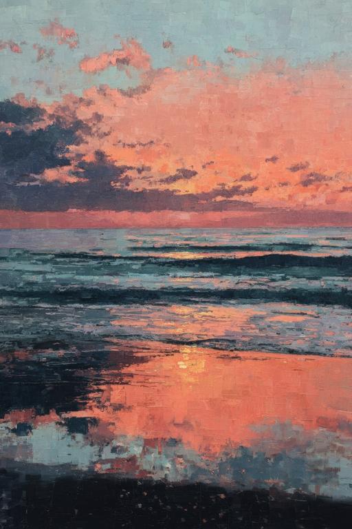 Beach Sunrise And Sunsets Wall Art — wall art collection