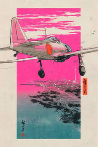 Vintage Airplane Wall Art
