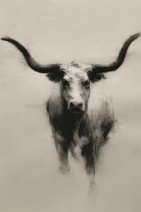 Longhorn Cow Wall Art