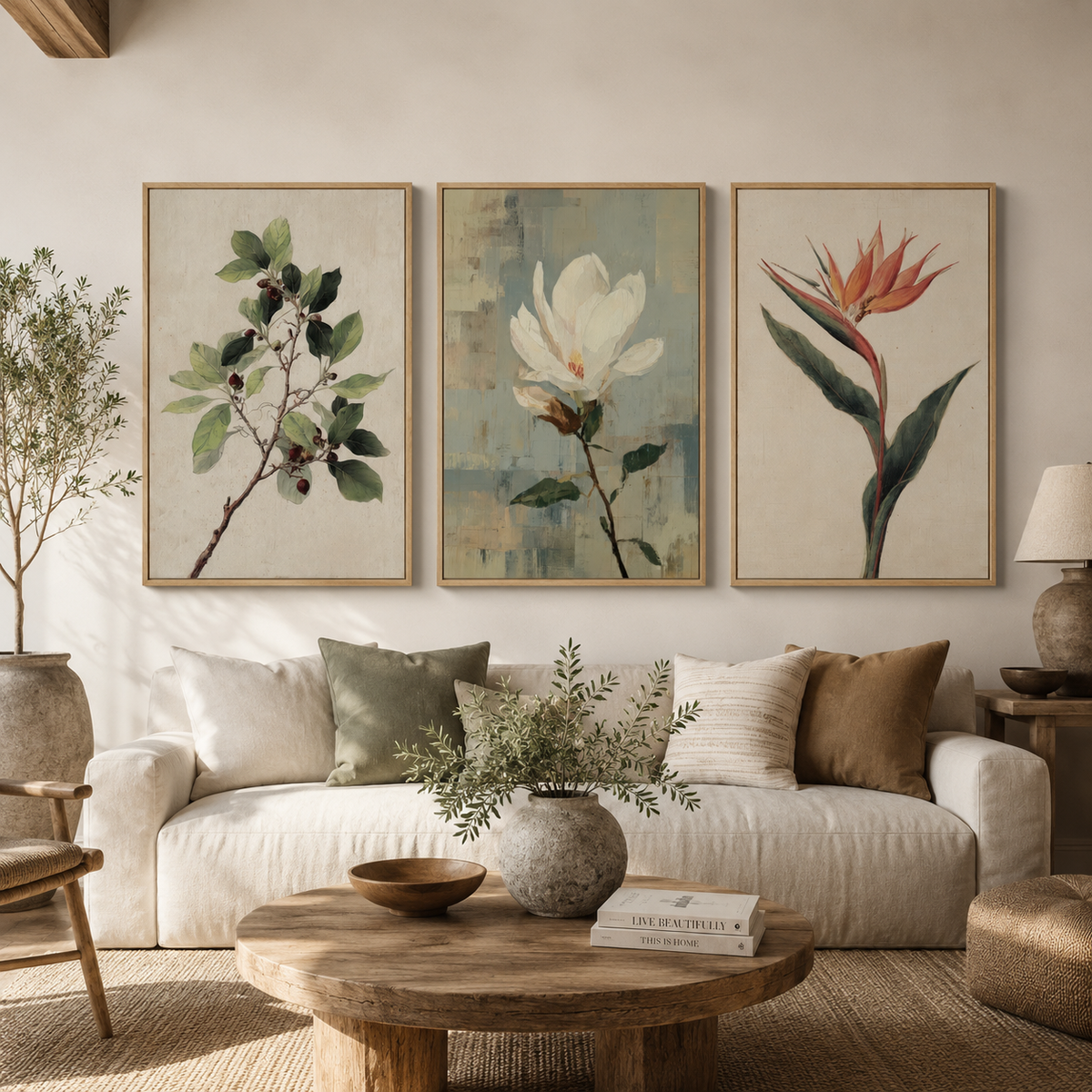 Green Floral & Botanical