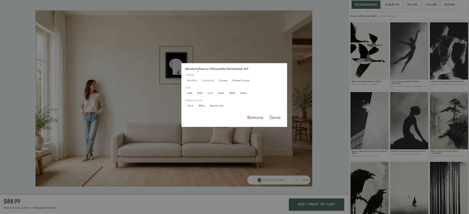Design your perfect gallery wall.